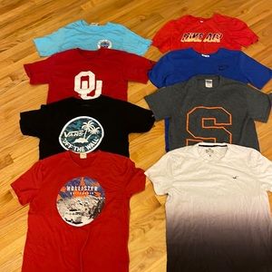 8 mens small tshirts.